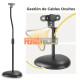 Par Soporte Pedestal Parlante 3 Anclajes Ajustable 76-103cm Base Pesada