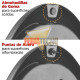 Par Soporte Pedestal Parlante 3 Anclajes Ajustable 76-103cm Base Pesada