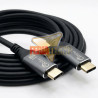 Cable USB-C a USB-C 2 Metros Carga Rapida 100W 8K Datos 20Gbps