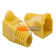 FUNDA, CAPUCHON PARA CONECTOR RJ45, 100 UNI. AMARILLO
