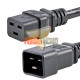 Cable de Poder Macho Hembra C19 a C20 1,8 Metros UPS Servidor