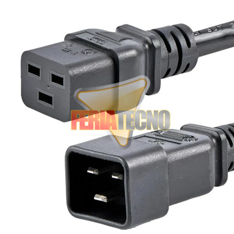 Cable de Poder Macho Hembra C19 a C20 1,8 Metros UPS Servidor