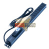 PDU Para Rack 12 Tomas Vertical Con Proteccion Certificado SEC