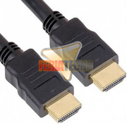 CABLE HDMI 3 MTS. CONECTOR BAÑO ORO