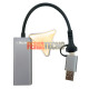 Adaptador Red RJ45 Gigabit USB 3.0 y USB-C Hibrido 1000Mbps