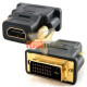 Pack 10 Adaptador HDMI Hembra a DVI-D Macho