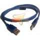 CABLE USB A-A M/M 1,5 MTS.COLOR AZUL