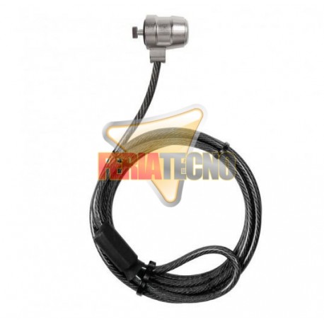 CABLE DE SEGURIDAD PARA NOTEBOOK CON LLAVE