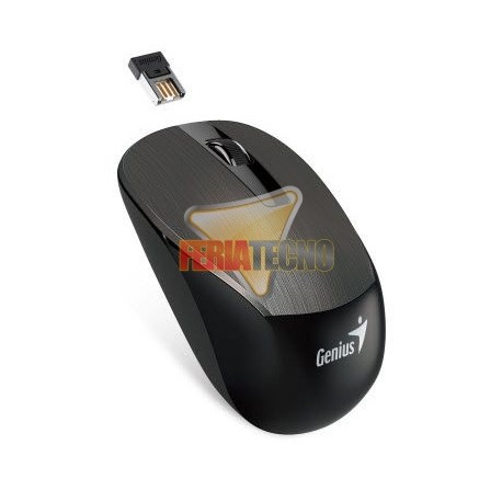 MOUSE OPTICO INALAMBRICO GENIUS USB, NX-7015, NEGRO/CHOCOLATE